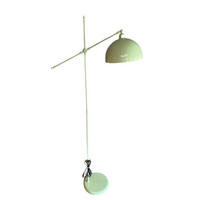 STEHLAMPE Stelan aus Metall mit E27, verstellbarer Lampenschirm - Mintgrün, Metall (37/37/171cm) - Bamyum