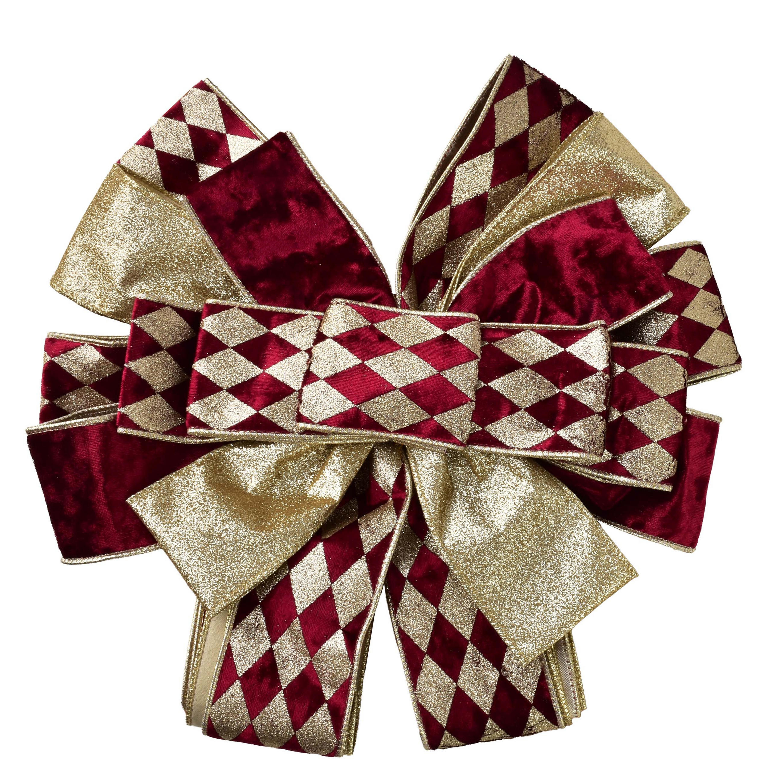 Mondex Dekoschleife Bordeaux 35x5x35 cm