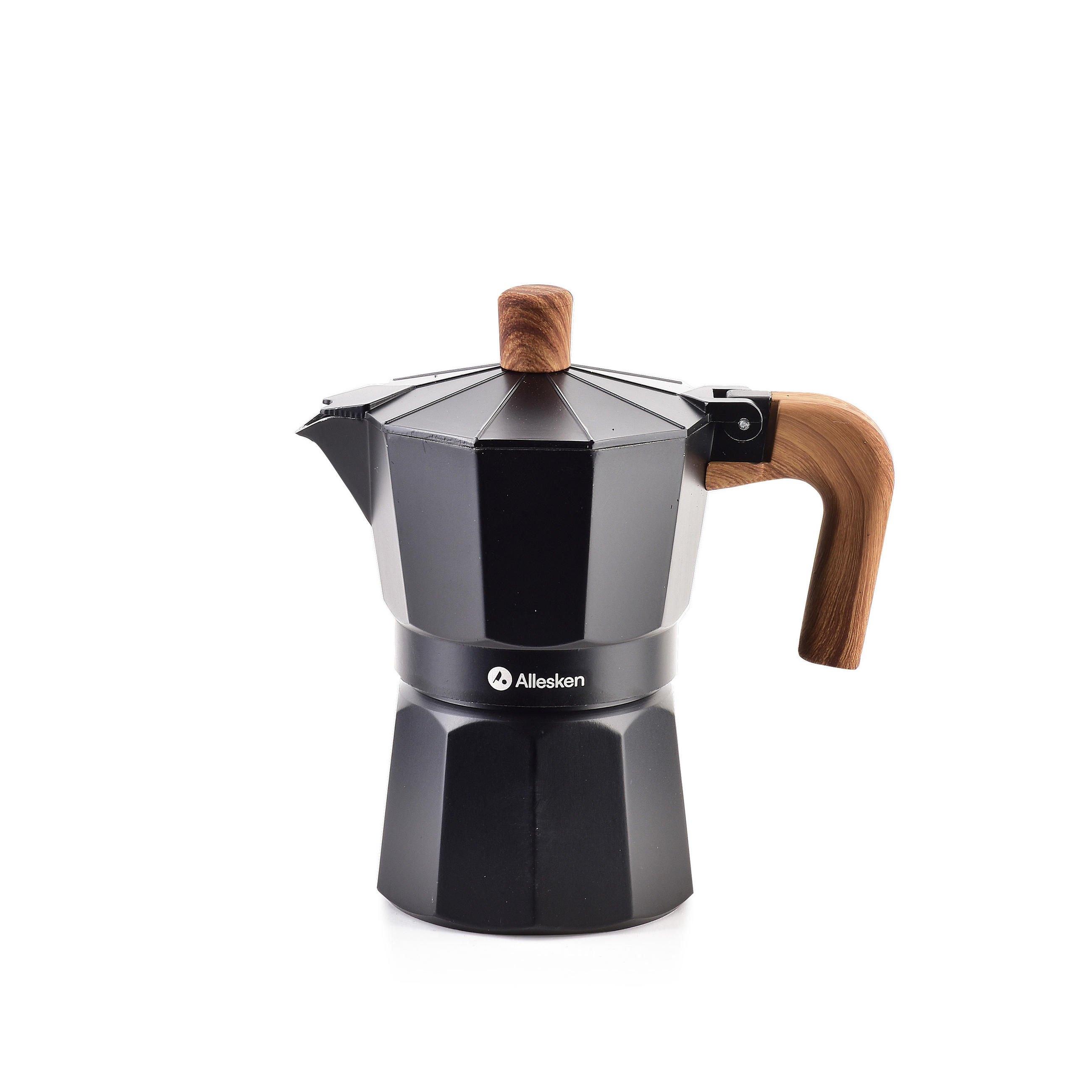 ESPRESSOKOCHER Carina Schwarz 12/10/17 cm Metall - Schwarz, Metall (10/17/12cm) - Mondex