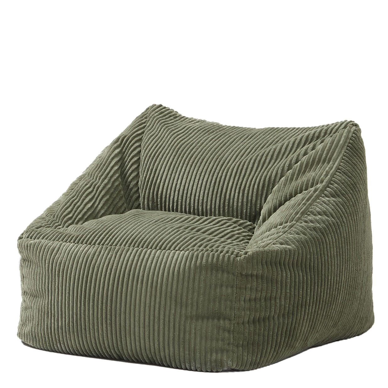 POUF kord Grün - Grün, Textil (55/44/55cm) - Nordlys