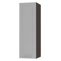 KÜCHENHÄNGESCHRANK Kvantum W4/30 Dust Grey Matt / Lava Matt 30 / 32,5 / 96cm - Dunkelgrau/Grau, Holz/Holzwerkstoff (30/96/32.5cm) - Feldmann-Wohnen