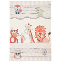 FELLTEPPICH PLUSH KIDS TIERWELT - Multicolor, Textil (120/160cm) - Pergamon