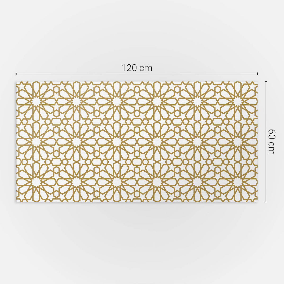 WANDPANEEL 120x60 cm selbstklebend Zahira - Sandfarben, Kunststoff (60/1.6/120cm) - Wallfluent