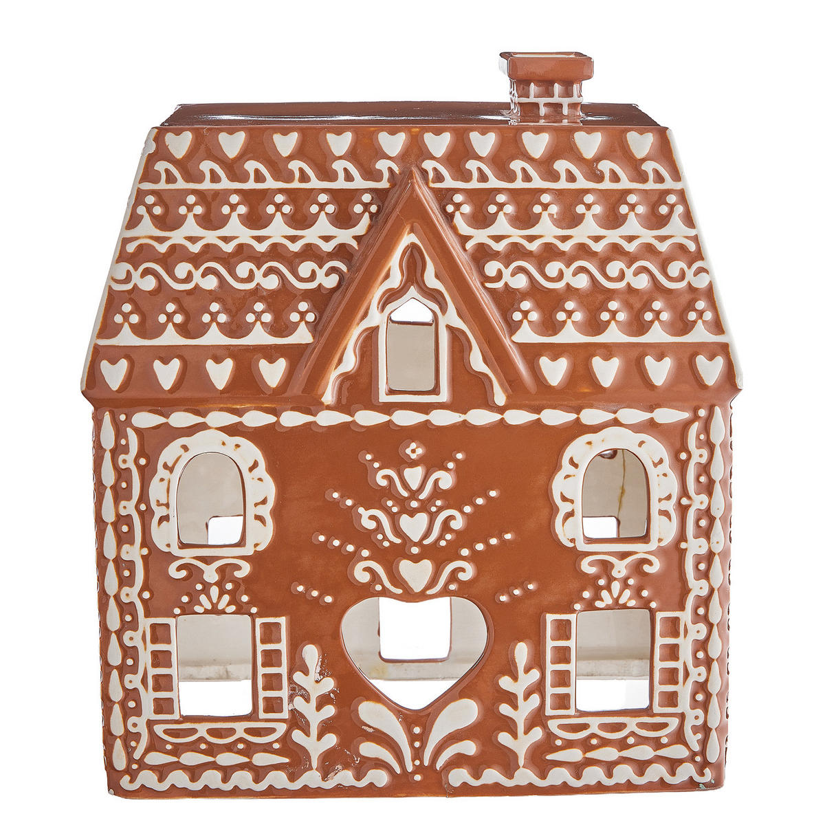 DEKO-HAUS Gingerbread - Braun, Keramik (21/14/24cm) - Butlers