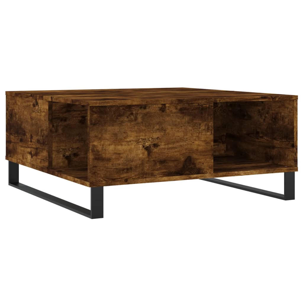COUCHTISCH Räuchereiche 80x80x36,5 cm Holzwerkstoff - Braun, Holzwerkstoff (80/80/36.5cm) - furnicato
