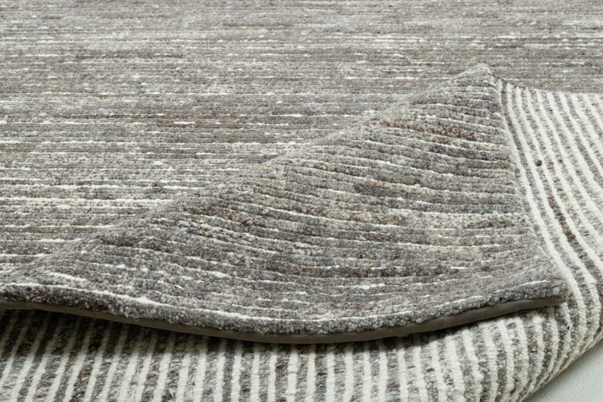 WOLLTEPPICH Uwe Düne 90x160 cm - Braun, Textil (90/160cm) - Sansibar SYLT