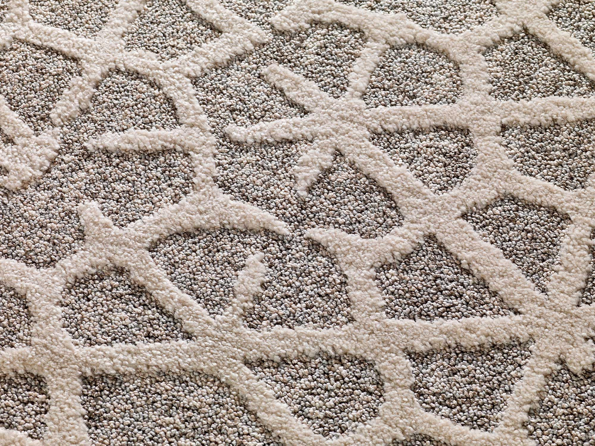 WEBTEPPICH Beige Paula 140/200 cm - Beige, Naturmaterialien/Textil (140/200cm) - Atticgo
