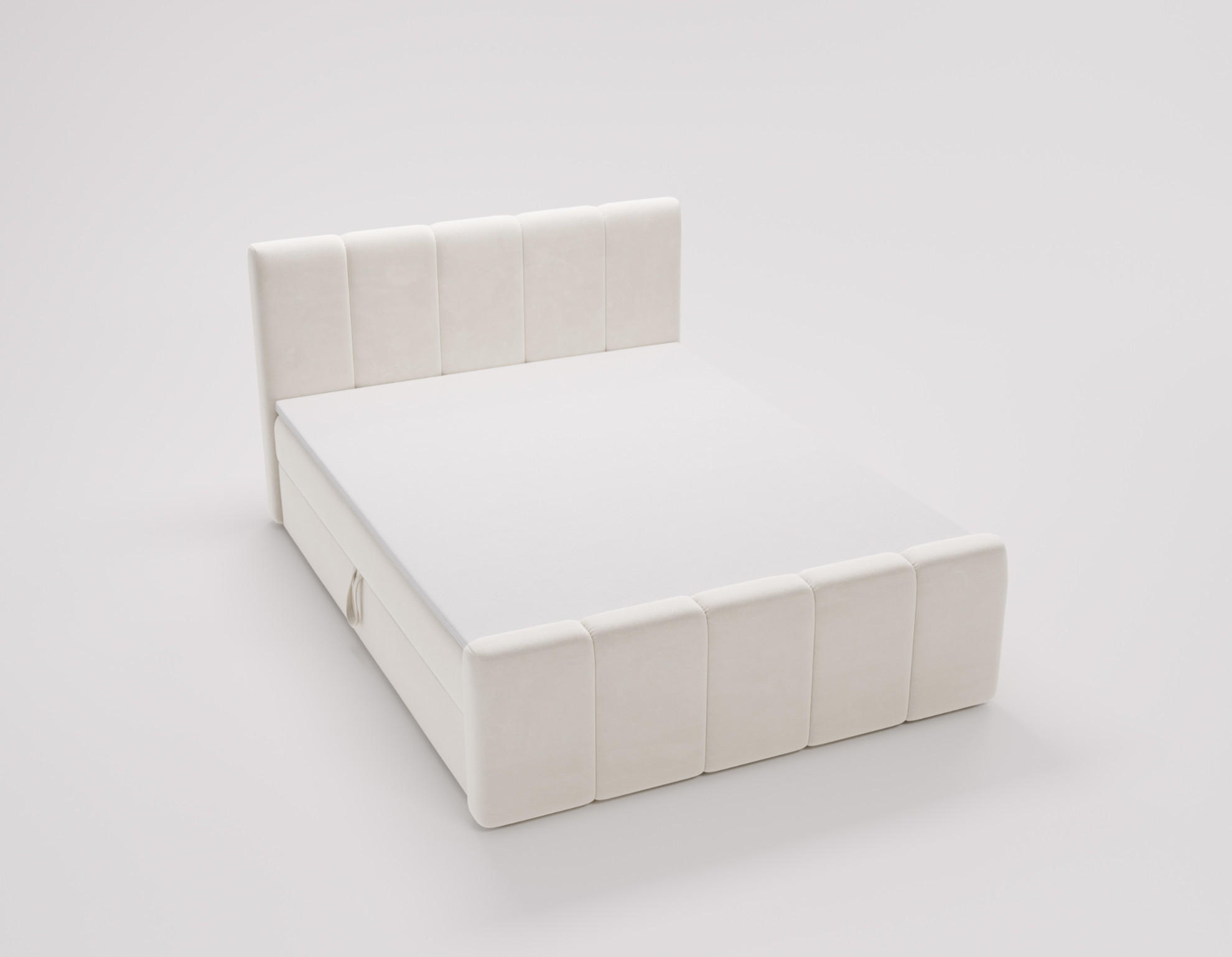 Thumbnail - Kaiser Möbel Boxbett, Beige, Holz, Rechteckig, 120x200 cm, Schlafzimmer, Betten, Boxspringbetten