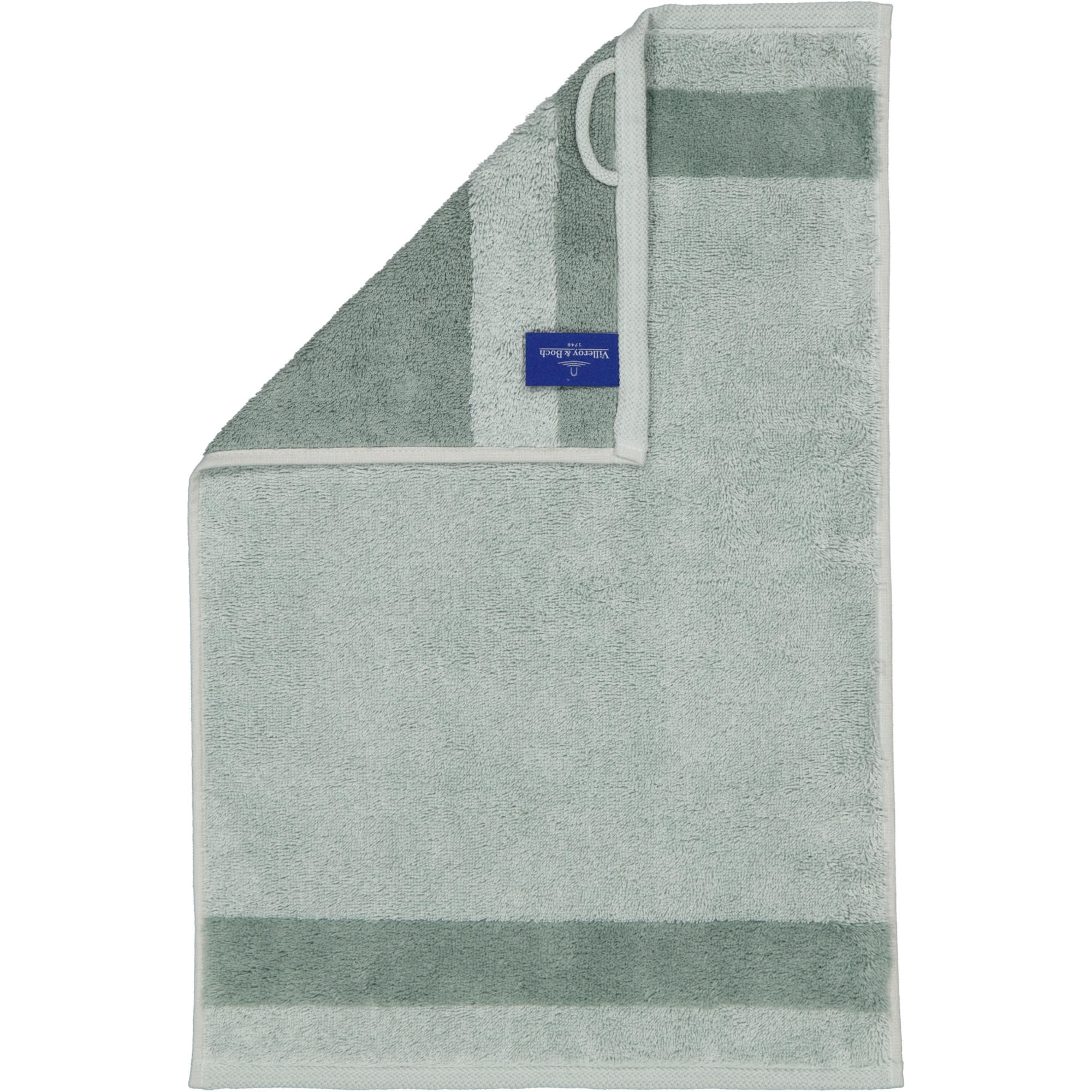 GÄSTETUCH LUXURY DOUBLE 2560 SAGE GREEN - 44 - Grün, Textil (30/50cm) - Zöllner