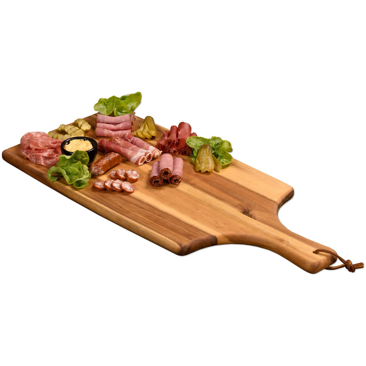 SERVIER- UND SCHNEIDEBRETT Akazienholz - Braun, Holz (25/55cm) - Kesper