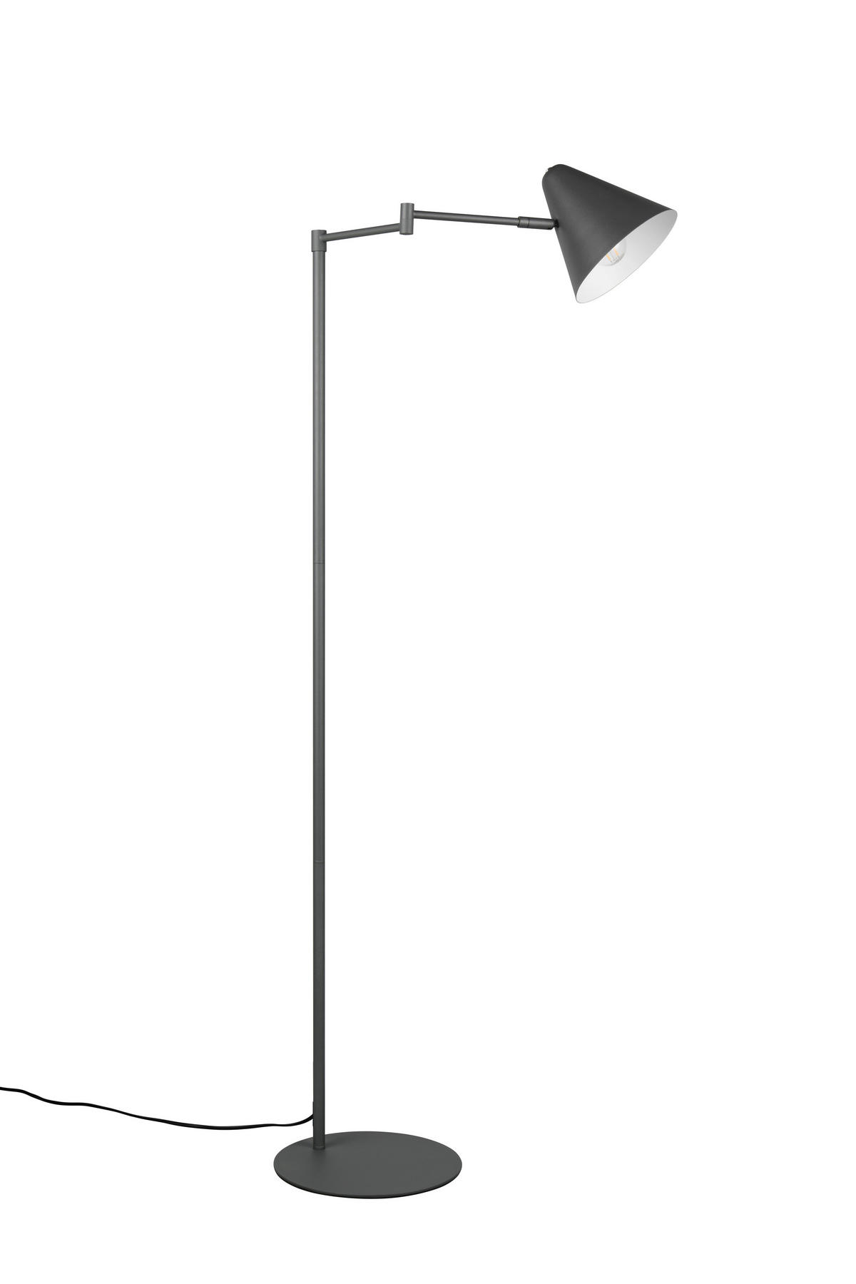 STEHLAMPE COSIMA - Anthrazit - 15/15/126.5 cm - Anthrazit, Metall (52.5/52.5/126.5cm) - Trio Leuchten