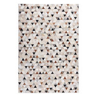 LEDERTEPPICH Kobe 190x290 cm - Naturfarben, Textil (190/290cm) - THEKO