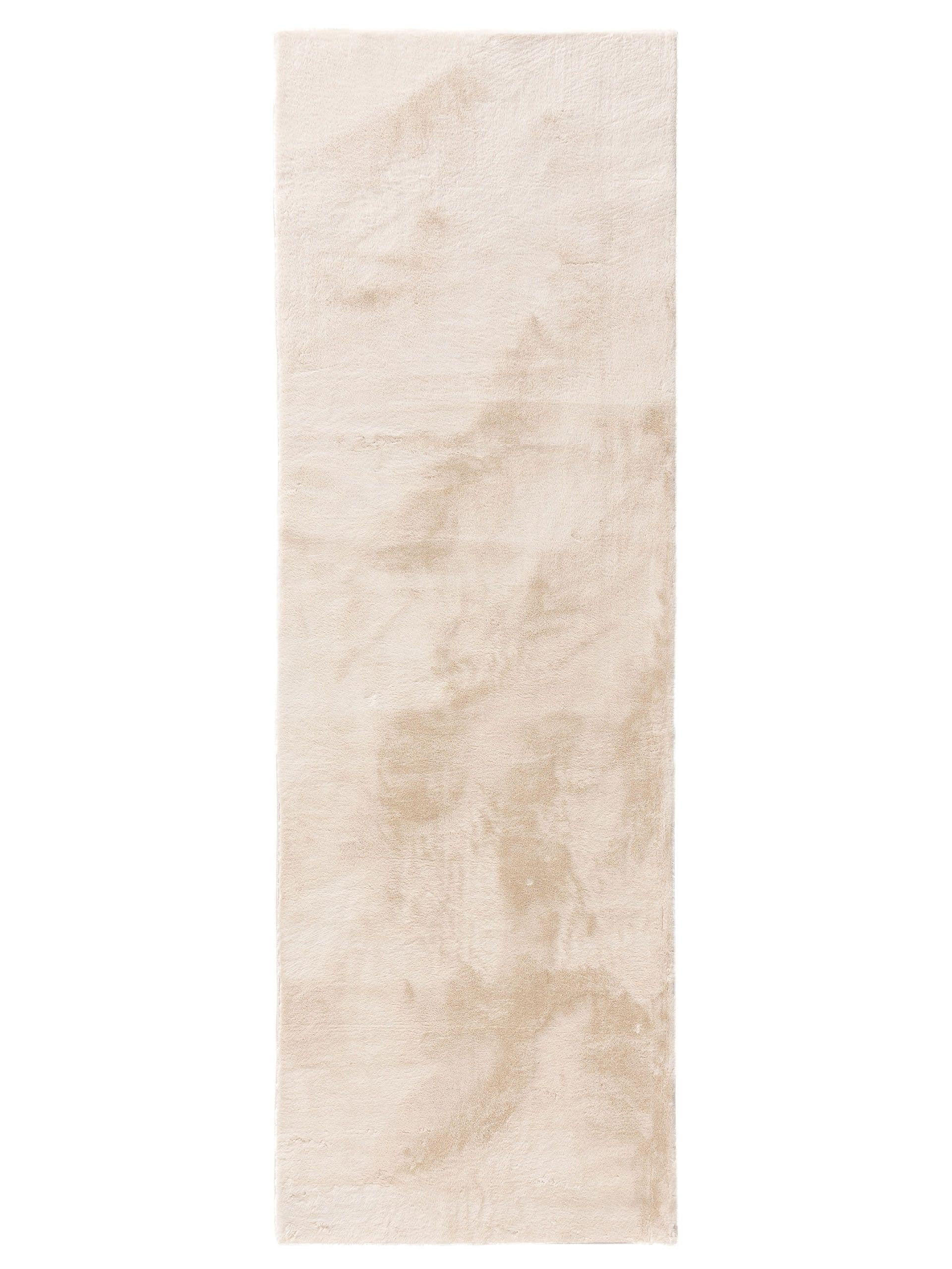 KUNSTFELLTEPPICH Furry Beige 70x200 cm - Beige, Kunststoff (70/200cm) - benuta