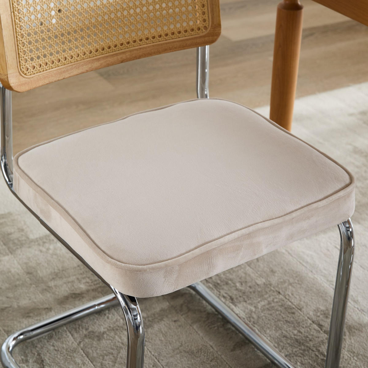 SCHWINGSTUHL DE-36300 2er-Ser mit Rattan-Rückenlehne Gold - Beige, Metall (47/81/59cm) - ComfortXL