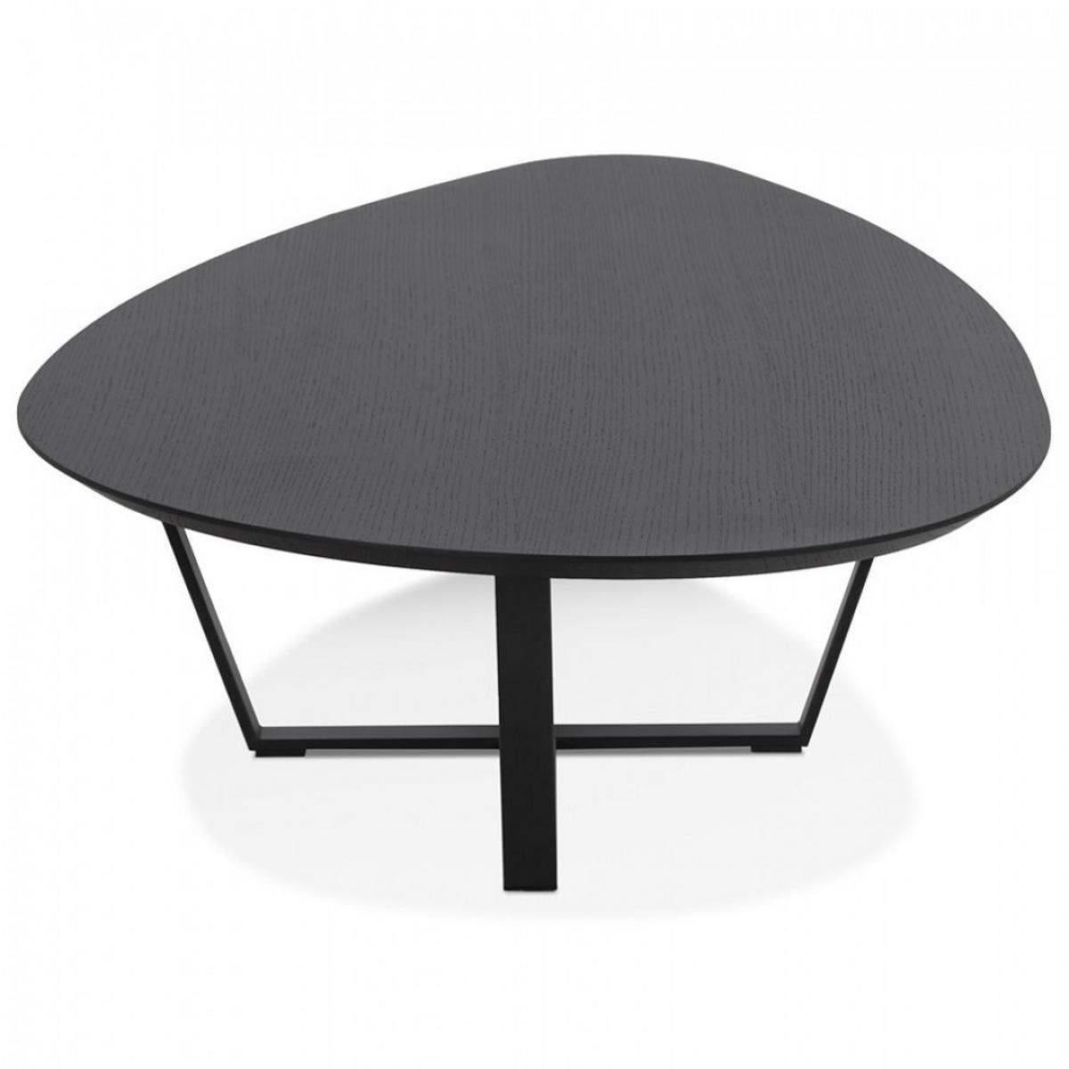 LOUNGETISCH Schwarz 140x80x33 cm - Schwarz, Holz (140/80/30cm) - AlterEgo