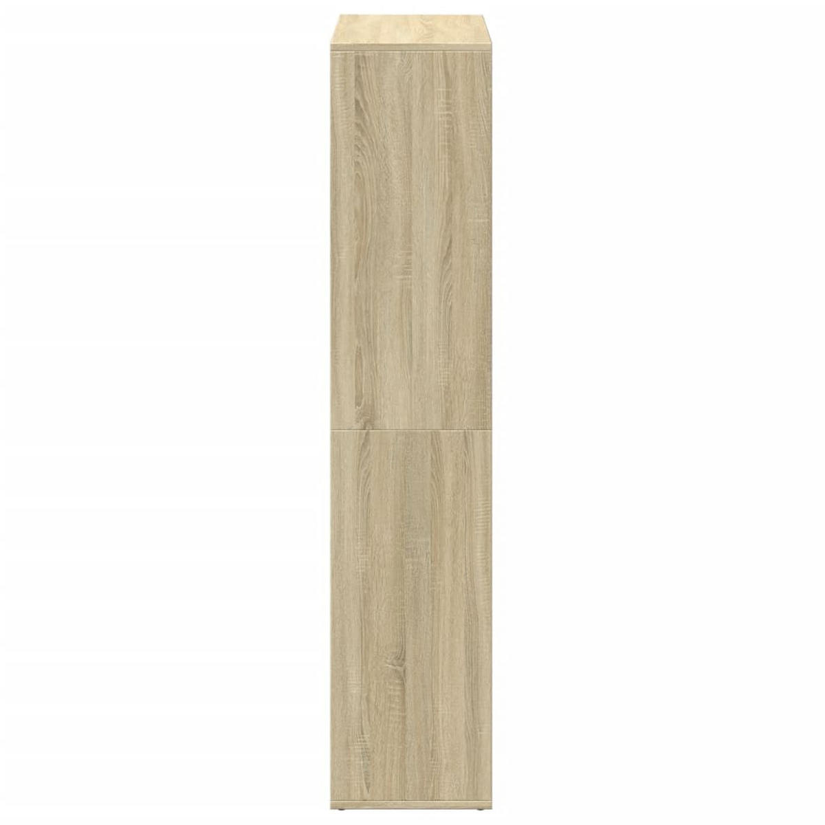 RAUMTEILER-BÜCHERREGAL Sonoma-Eiche 69,5/29/137,5 Cm - Sonoma Eiche, Holzwerkstoff (69.5/137.5/29cm) - vidaXL