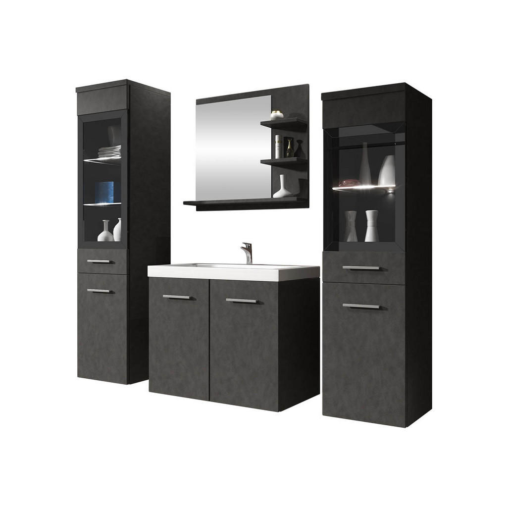 MOBILIER DE BAIE Madrit I cu iluminat LED alb