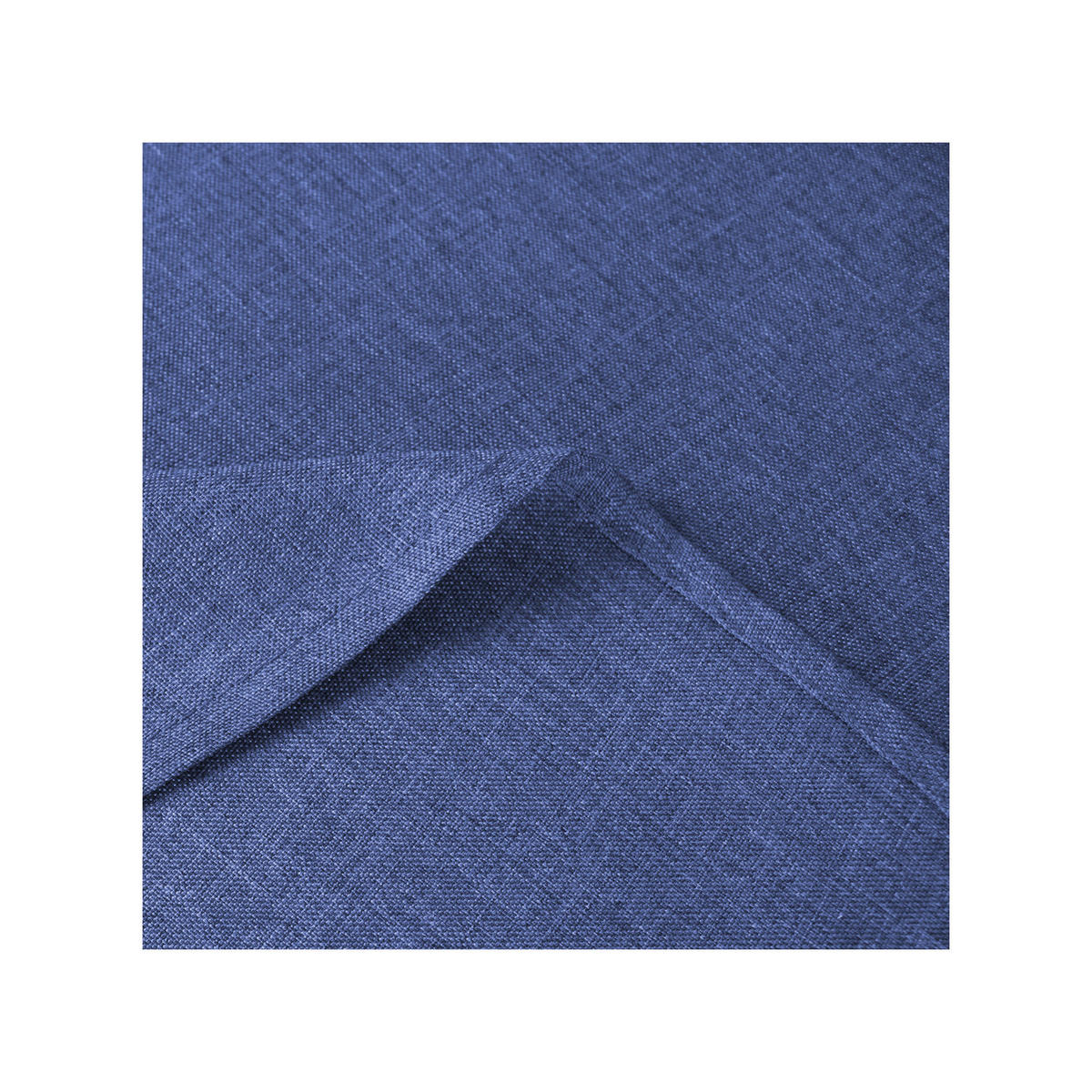 TISCHDECKE Leinenoptik 135/180 cm oval Blau - Blau, Textil (135/180cm) - TiborTex