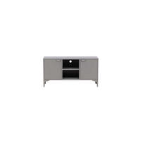 TV-MÖBEL, Piring, Hellgrau, Stahl, 120 x 40 x 63 cm - Hellgrau, Metall (120/63/40cm) - ebuy24