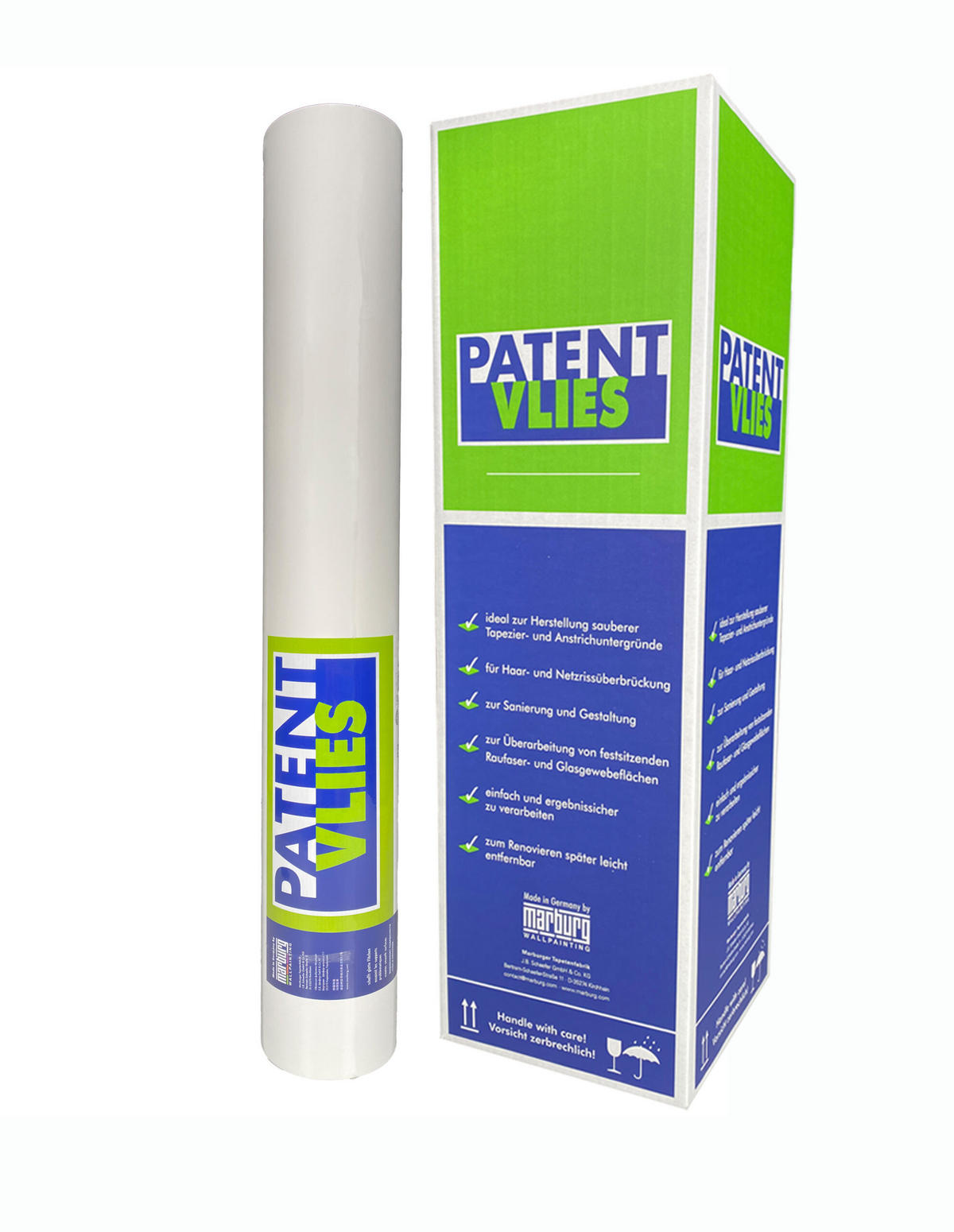 VLIESTAPETE Uni Tapete weiß - Weiß, Papier (75/2500cm) - marburg