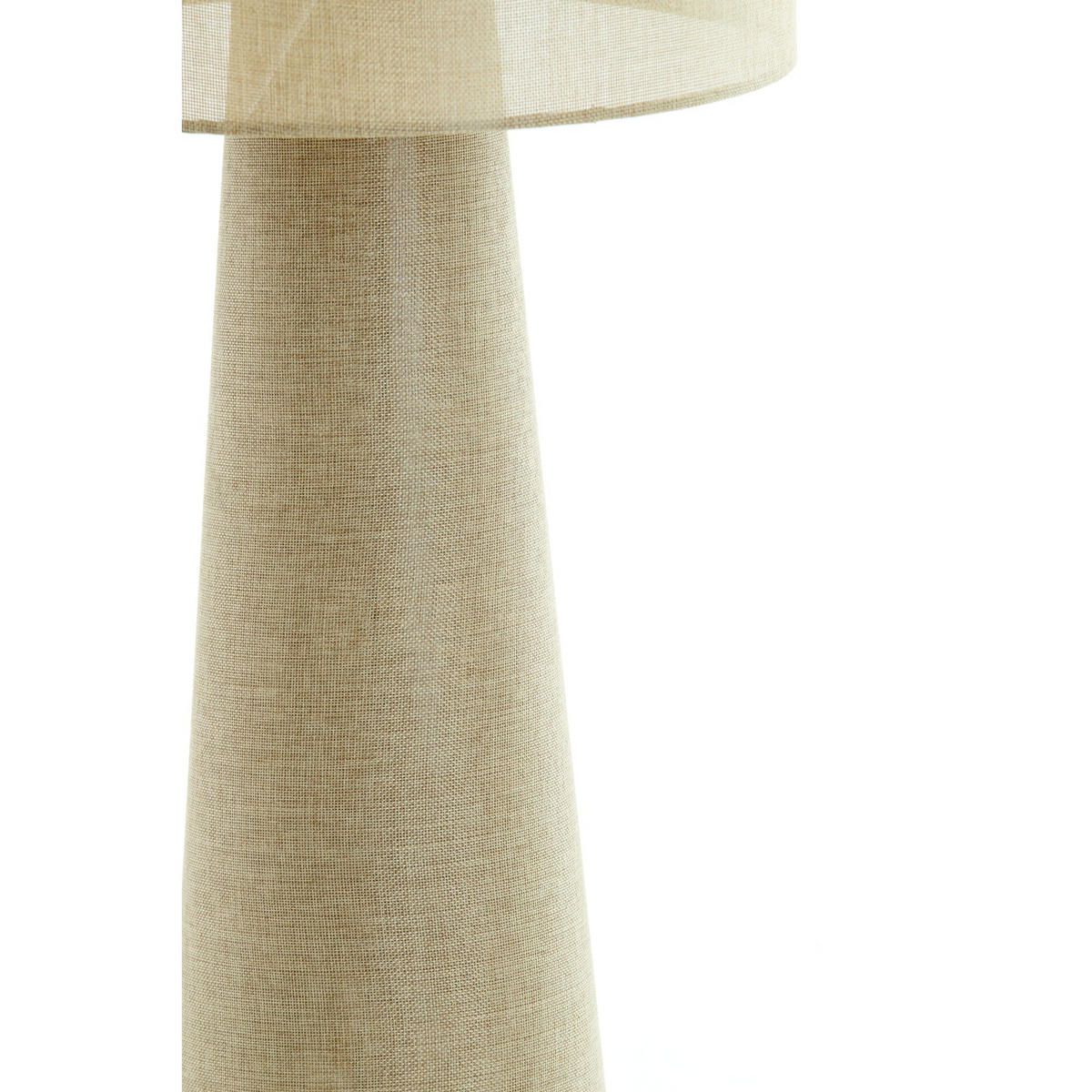 STEHLEUCHTE Micky Grün Ø38/180 cm - Beige/Grün, Textil (38/38/180cm) - Light & Living