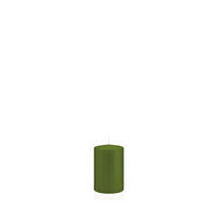STUMPENKERZEN Olive Ø 38 x 60 mm, 24 Stück - Olivgrün, Paraffin (4/6cm) - Wiedemann Kerzen