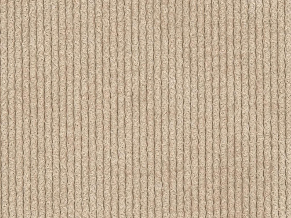 RECAMIERE ohne Schlaffunktion - 1 Person - samt - beige Pogni - Beige, Textil (130/73/97cm) - Vente-Unique
