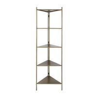 VITRINE Bronze 58,5/41/200 cm - Bronzefarben, Metall (41/200/58.5cm) - Light & Living