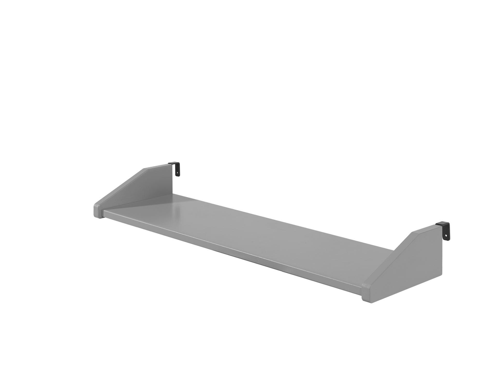 WANDREGAL Kathryne 79x21x9 aus Kiefer Massivholz in der Farbe grau - Grau, Holz (79/9/21cm) - 58aufmkessel