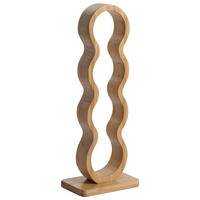 RAFT PENTRU VIN bambus maro deschis Cerise - maro/maro deschis, lemn (15/41/10cm) - Beliani