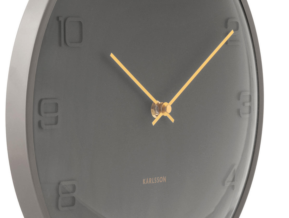 WANDUHR Fuerte Dome Grau 30.5/3/30.5 cm - Grau, Metall (3/30.5/30.5cm) - Karlsson