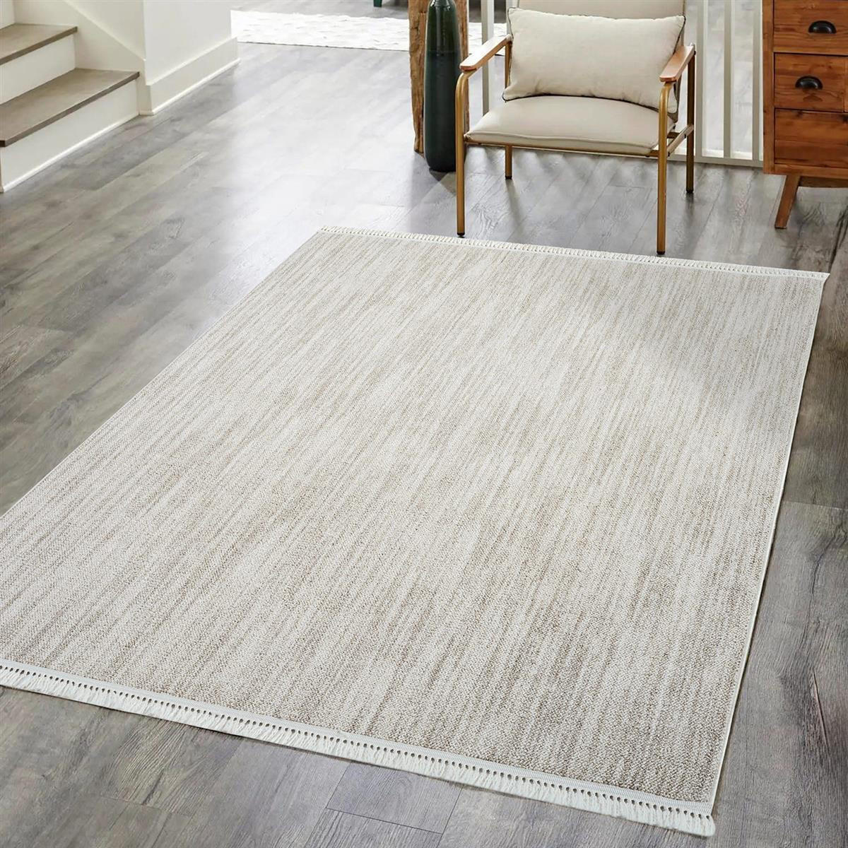 KURZFLOR-TEPPICH Clasico 0052 Taupe 160x230 cm - Taupe, Textil (160/230cm) - carpet city