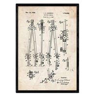 POSTER Patent Compas A3 Rahmenlos - Klar, Papier (29.7/5/42cm) - Nacnic