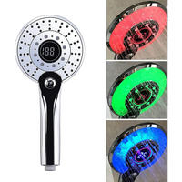 HANDBRAUSE LED mit Temperaturanzeige und Farbwechsel - Multicolor, Kunststoff (13/12.7/28cm)