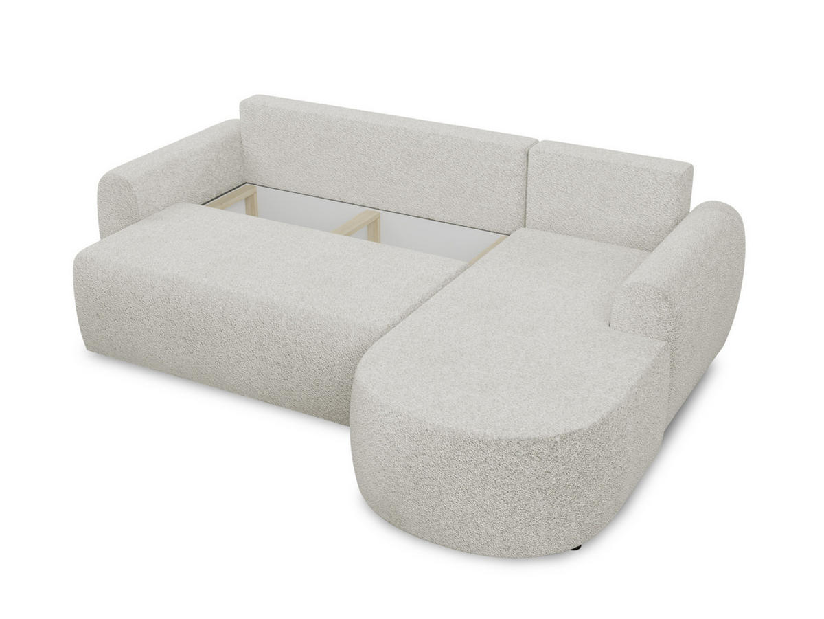 ECKSOFA Jazz, Seite: Links - Rosa, Holz/Textil (240/160cm) - Sofnet