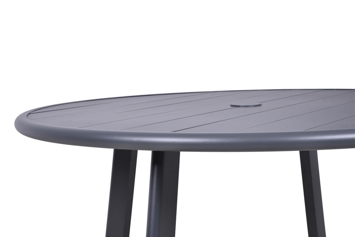 GARTENTISCH Kevin Terrassentisch - Anthrazit, Metall (101.5/101.5/72cm) - DELUKE