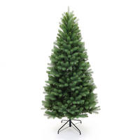 KÜNSTLICHER Weihnachtsbaum 185 cm,Fichten-Optik 819 PE-/PVC-Spitzen - Grün, Kunststoff (95/185cm) - Hometopia