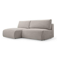 ECKSOFA mit Schlaffunktion Greste, Beige - Beige, Textil (150/223cm) - Meblito