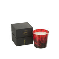 DUFTKERZE NOA - Rot - S - 50 Std. - Kirschrot, Paraffin (12/11.5cm) - J-Line