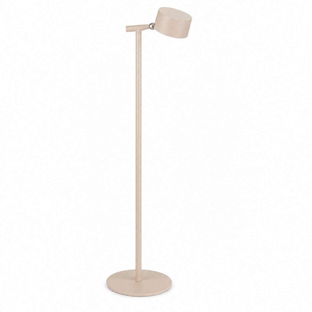 LED-AKKU-STEHLEUCHTE 3 in 1 Schwarz Beige bis zu 120 cm Metall - Beige, Metall (16/16/120cm) - Northpoint