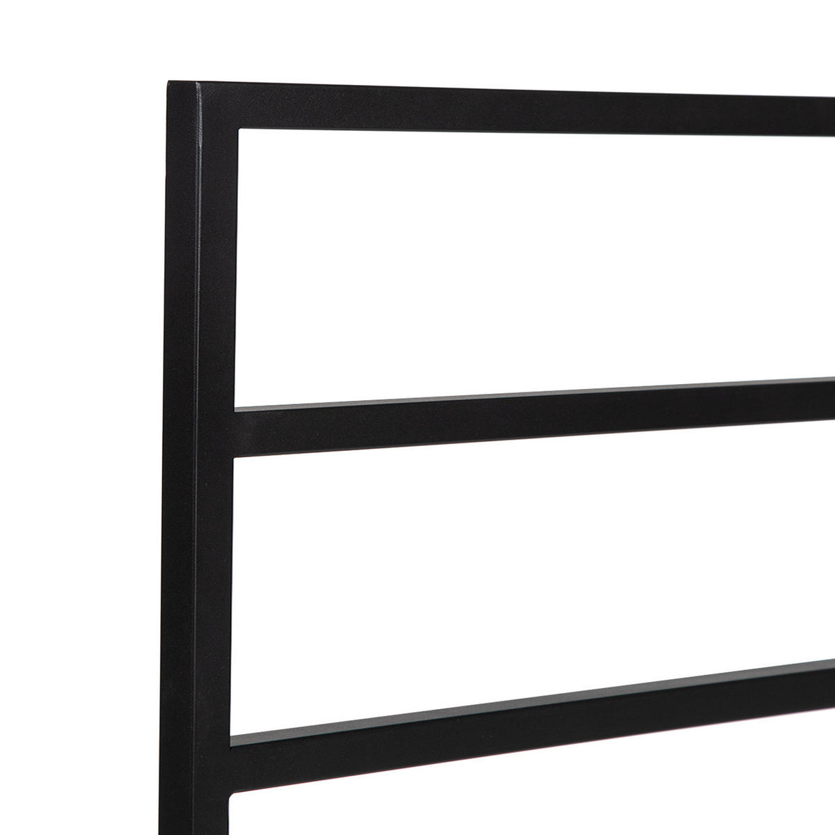 KOPFTEIL - Metall - Schwarz, Metall (90/95/2cm) - home24