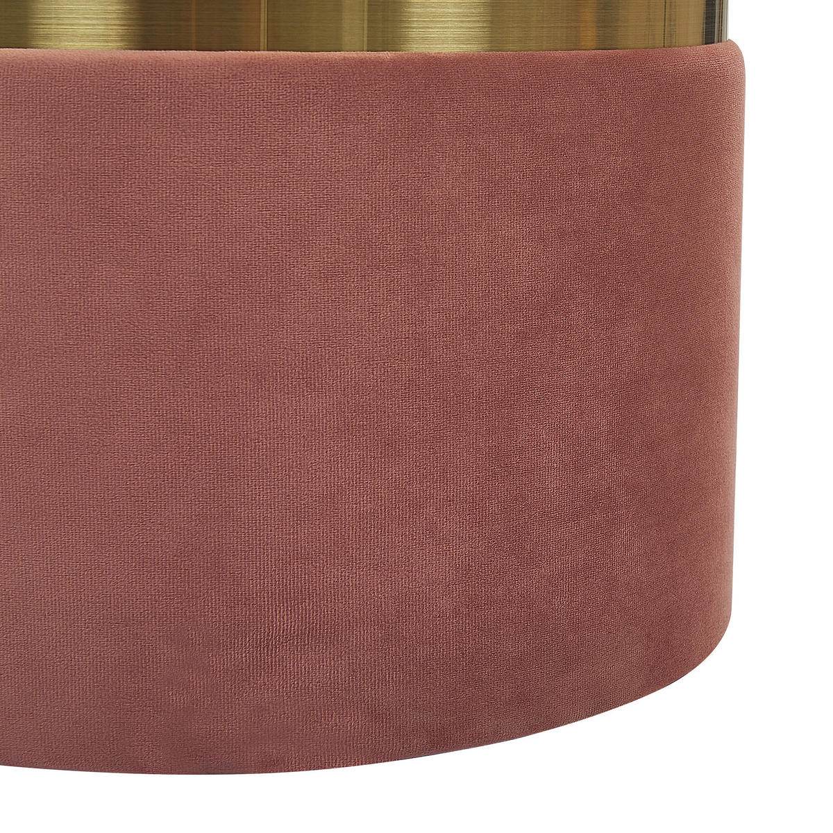 POUF Wichita 36/31/36/31/44/39 cm - Pink, Textil (31/39/31cm) - Beliani