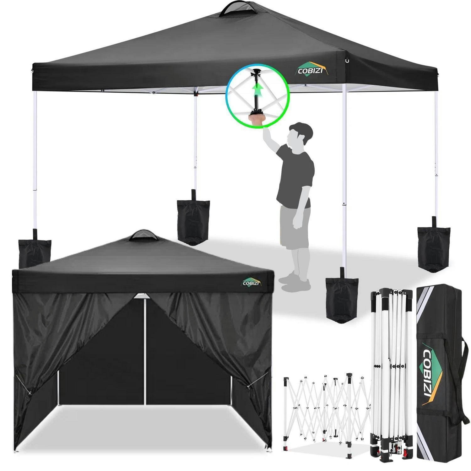 XXXLutz Faltpavillon Schwarz 300x270x300 cm