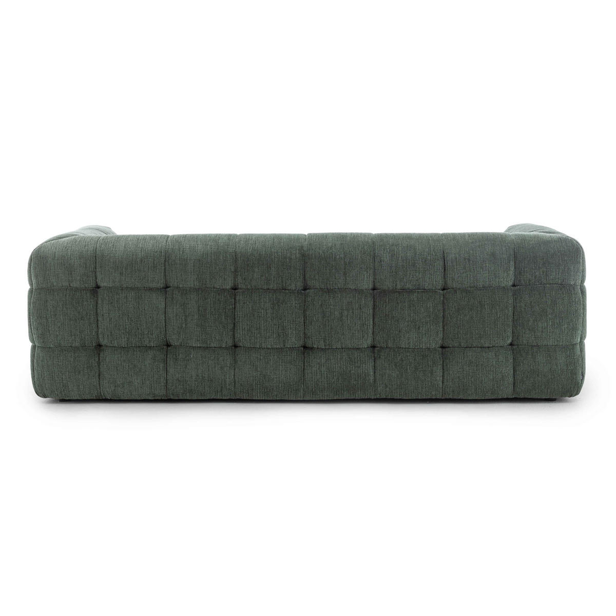 SOFA 3-Sitzer, Grün - Grün, Textil (102/69/228cm) - Oviala