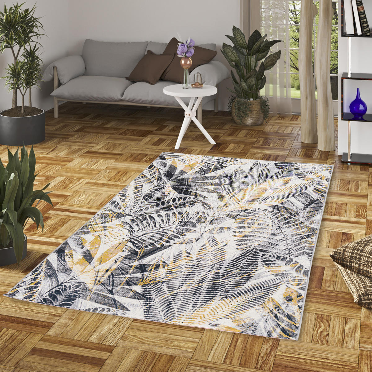 IN- UND OUTDOOR TEPPICH MALIBU - Anthrazit, Textil (80/150cm) - Pergamon