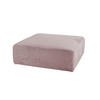 SITZELEMENT MODULSOFA WIOLO SOFT Pink Cord - Pink/Schwarz, Kunststoff/Textil (111/43/111cm) - KAWOLA