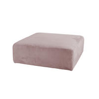 SITZELEMENT MODULSOFA WIOLO SOFT Pink Cord - Pink/Schwarz, Kunststoff/Textil (111/43/111cm) - KAWOLA
