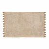 BADEMATTE Pompons 50/80 cm, Baumwolle - Beige, Textil (50/80cm) - Homescapes