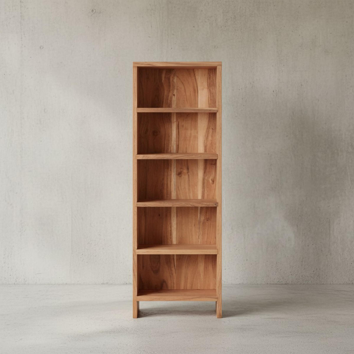 CD-REGAL Massivholz Pflegeleicht 90cm, Beige 30x17x90 cm - Beige, Holz (30/90/17cm) - KADIMA DESIGN