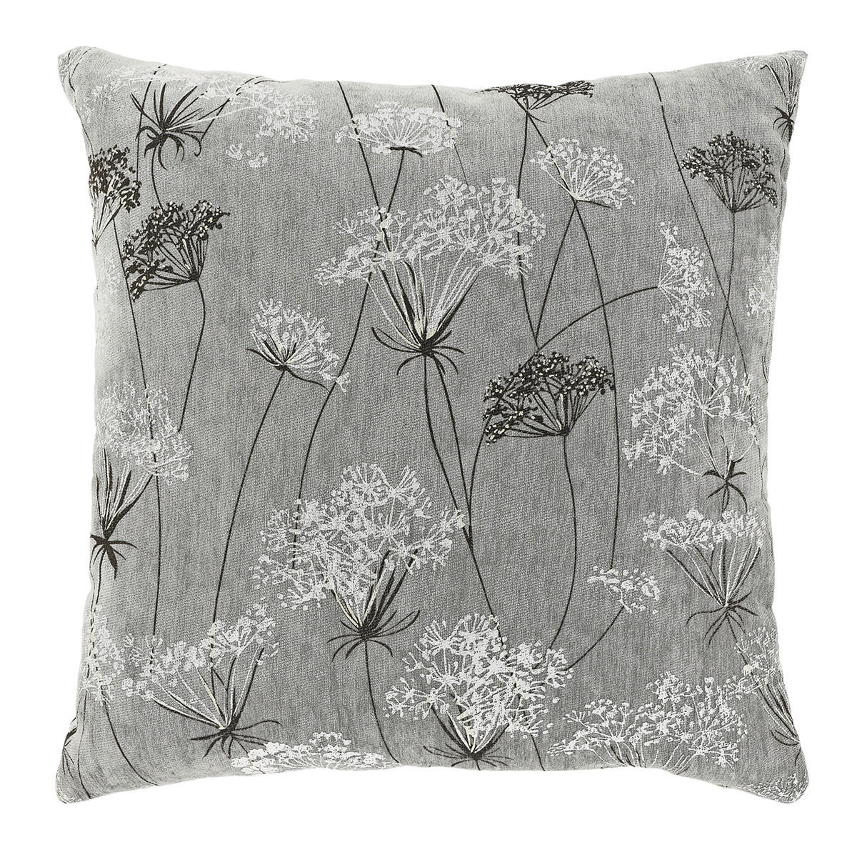 DEKOKISSEN Vinya Grau 45/45/8 cm - Grau, Textil (45/45cm) - Unique Living